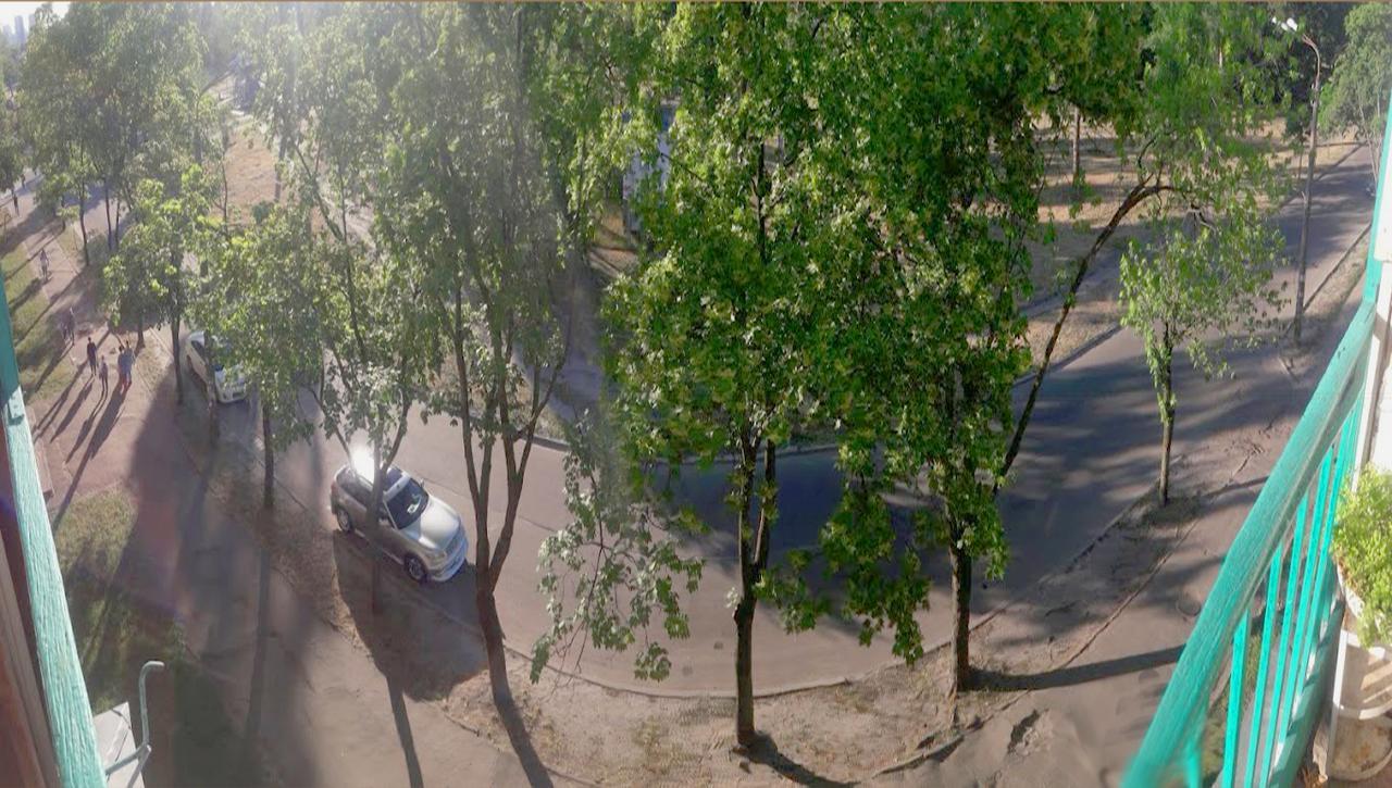 Однокомнатная Квартира На Улице Попудренко Kiev Esterno foto